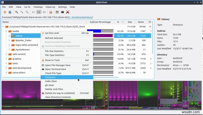 วิธีตรวจจับและล้างพื้นที่จัดเก็บข้อมูลฮาร์ดดิสก์ด้วย QDirStat ใน Linux 