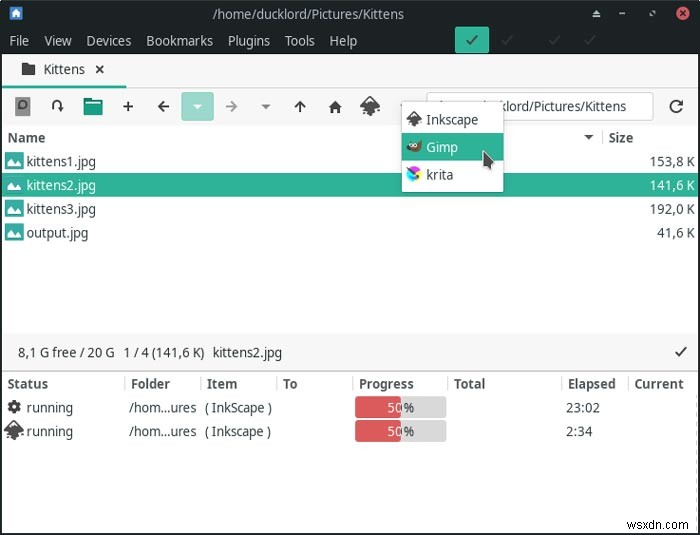 วิธีเปิดหลายไฟล์อย่างง่ายดายด้วย SpaceFM ใน Linux 