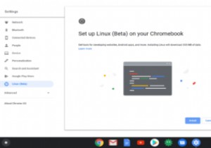 วิธีเปิดใช้งานโหมดแอป Linux บน Chromebook 
