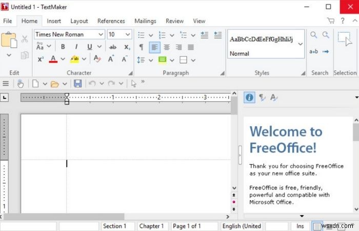 วิธีการติดตั้ง Freeoffice ใน Linux 