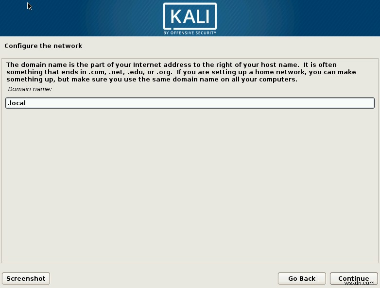 วิธีการติดตั้ง Kali Linux 