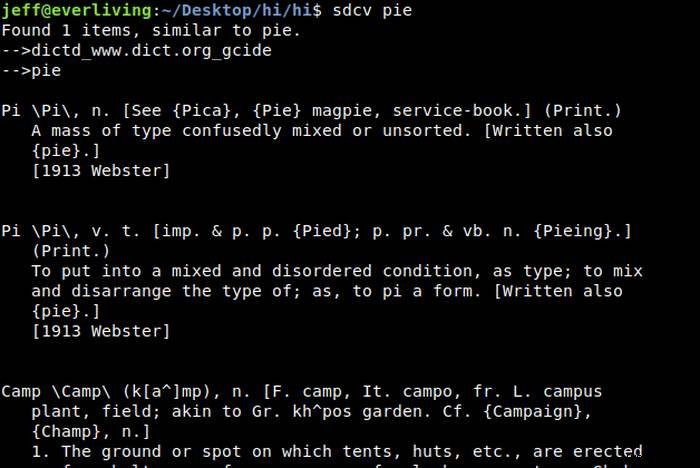 วิธีการติดตั้งพจนานุกรมสำหรับใช้ใน Linux Terminal 