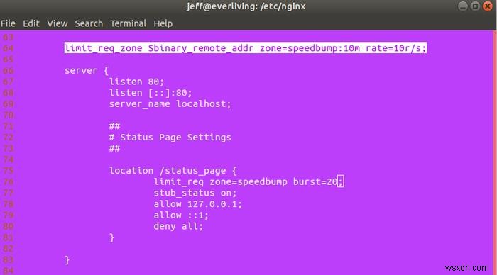 วิธีป้องกันการโจมตี DDoS ด้วย Nginx 