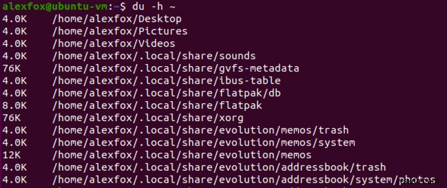 คำสั่ง du (การใช้งานดิสก์) ที่มีประโยชน์ที่สุดใน Linux 