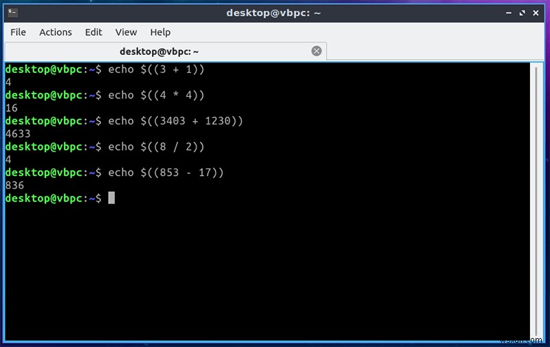 วิธีใช้ Linux Terminal เป็นเครื่องคิดเลข 