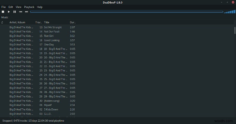 ขยายคลังเพลง Linux ของคุณด้วย DeaDBeeF 