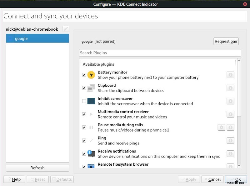 วิธีใช้ KDE Connect กับ MATE บน Ubuntu และ Debian 