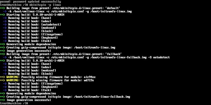 วิธีการติดตั้ง Arch Linux 