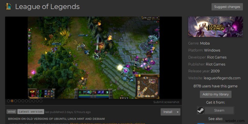 วิธีการติดตั้ง League of Legends บน Linux 