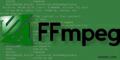 ปรับและทำให้ไฟล์เพลงของคุณเป็นปกติด้วยFFMPEG 