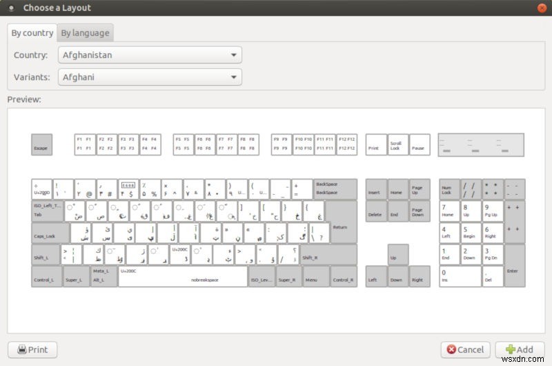 วิธีเปลี่ยนเค้าโครงแป้นพิมพ์ใน Linux 