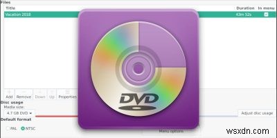 วิธีสร้างอิมเมจดีวีดีที่เขียนได้บน Linux ด้วย DevedeNG 