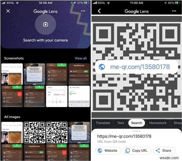 วิธีสแกนรหัส QR จากภาพหน้าจอหรือรูปภาพบน Android และ iPhone 