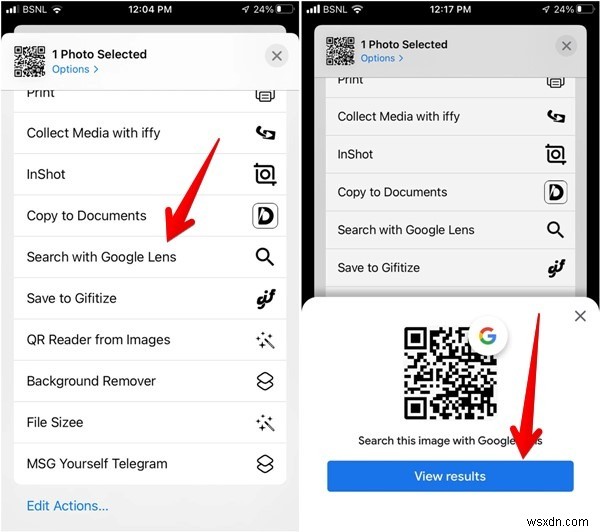 วิธีสแกนรหัส QR จากภาพหน้าจอหรือรูปภาพบน Android และ iPhone 