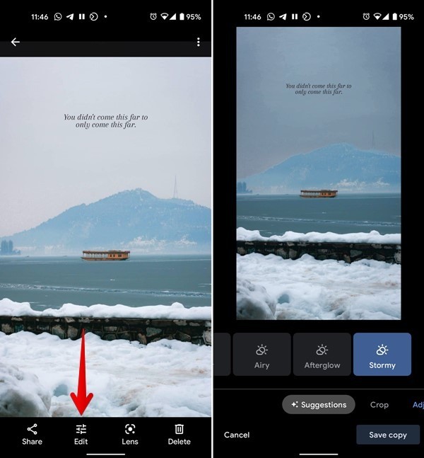 วิธีเปลี่ยนรูปภาพเป็นวอลล์เปเปอร์บน Android (และทำให้พอดี) 