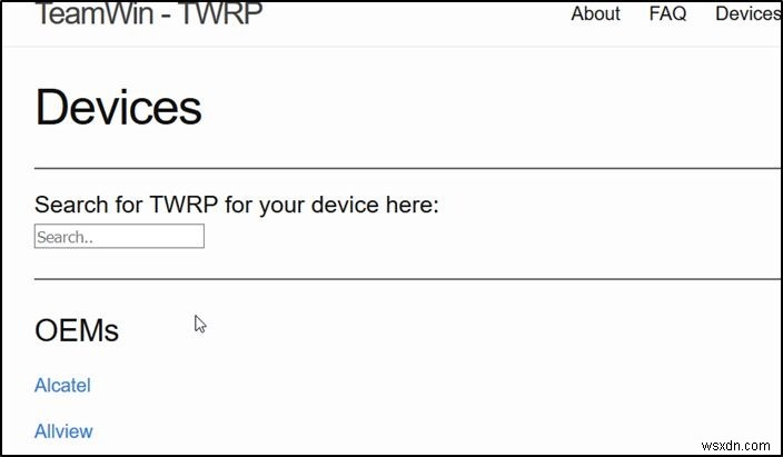 วิธีการติดตั้ง TWRP Recovery บน Android โดยไม่ต้องรูท 