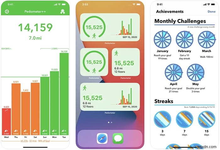 แอพ Pedometer และ Step Counter ที่ดีที่สุด 12 อันดับสำหรับ iOS และ Android 