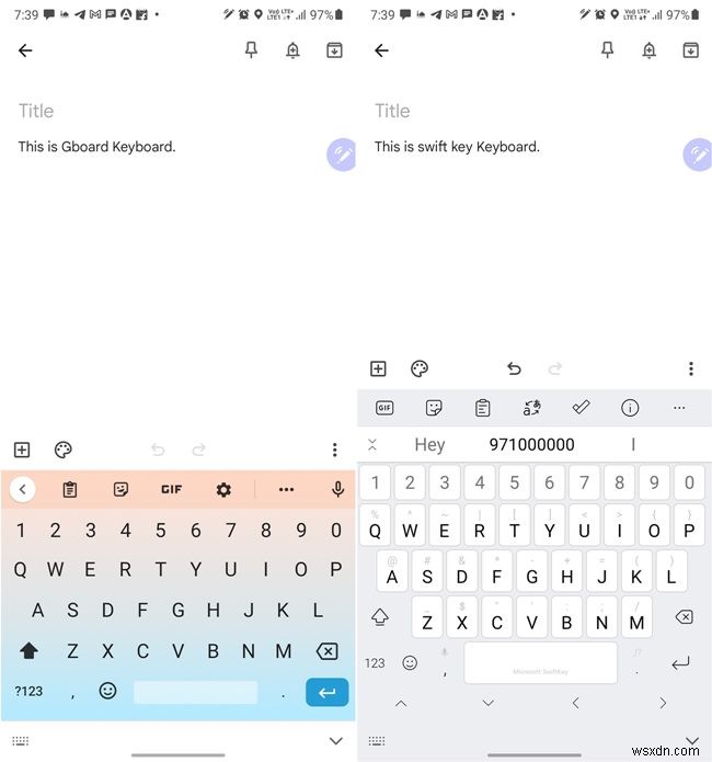 Gboard กับ Samsung Keyboard กับ SwiftKey:อันไหนดีที่สุด? 