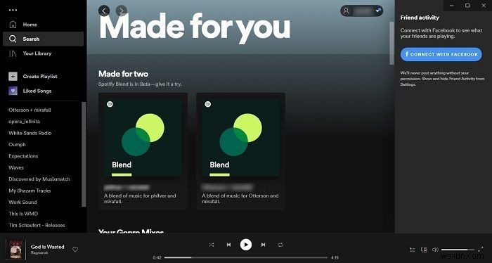 วิธีใช้ Spotify Blend Playlists กับเพื่อน 