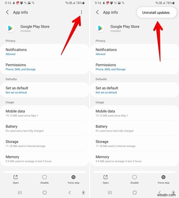 วิธีถอนการติดตั้งและติดตั้ง Google Play Store ใหม่บน Android 