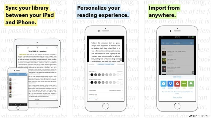 5 แอพ Ebook Reader ที่ดีที่สุดสำหรับ iOS 