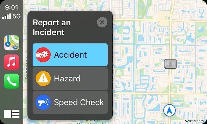 วิธีรายงานเหตุการณ์บน Apple Maps ใน iOS 