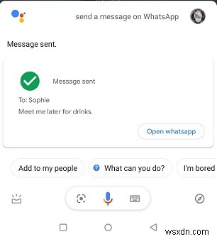 วิธีส่งและอ่านข้อความด้วย Google Assistant บน Android 