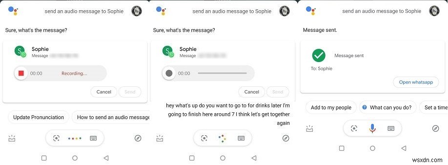 วิธีส่งและอ่านข้อความด้วย Google Assistant บน Android 