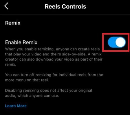 วิธีใช้ Instagram Reels กับ Remix 