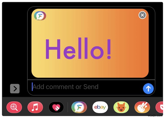 วิธีเปลี่ยนสีฟองข้อความ iMessage ใน iOS 