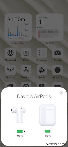 วิธีตรวจสอบอายุการใช้งานแบตเตอรี่ของ AirPods 