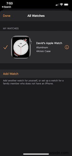 วิธีเปลี่ยน Apple Watch เป็น iPhone ใหม่ 