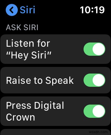 วิธีใช้ Siri บน Apple Watch ของคุณ 