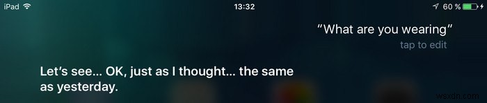 มีเรื่องตลกๆ มากมายให้ถาม Siri 