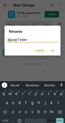 วิธีซ่อนไฟล์และโฟลเดอร์บน Android 