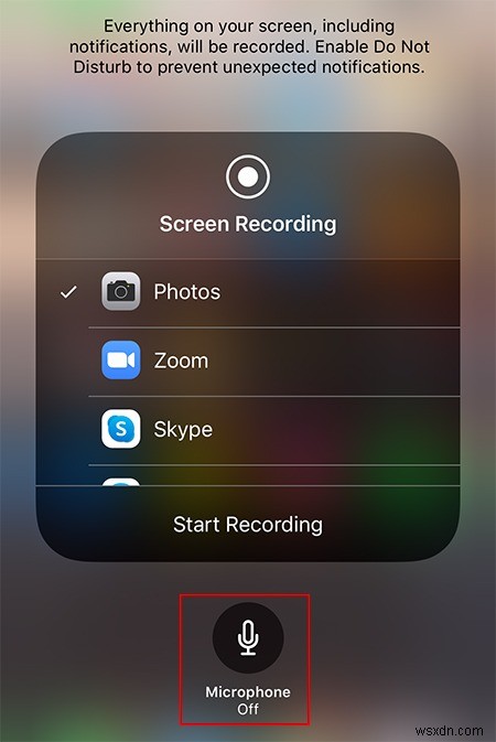 วิธีบันทึกหน้าจอพร้อมเสียงภายนอกบน iOS 