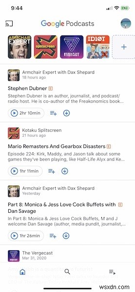 Google Podcasts ควรเป็นแอป Podcast ใหม่ของคุณบน iOS 