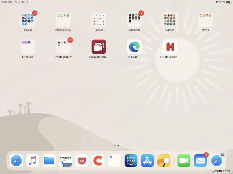 วิธีปรับแต่ง Dock บน iPad 