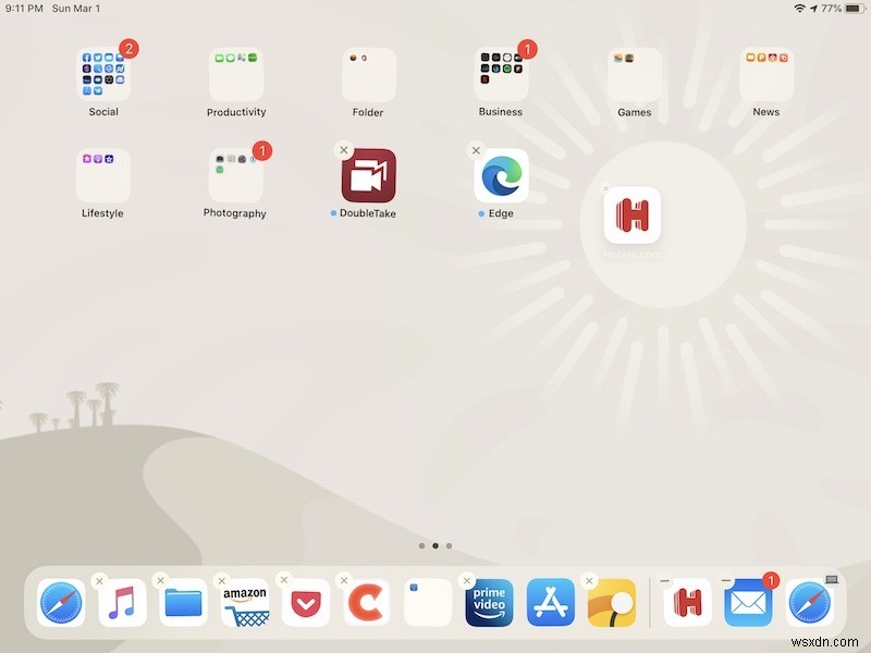 วิธีปรับแต่ง Dock บน iPad 