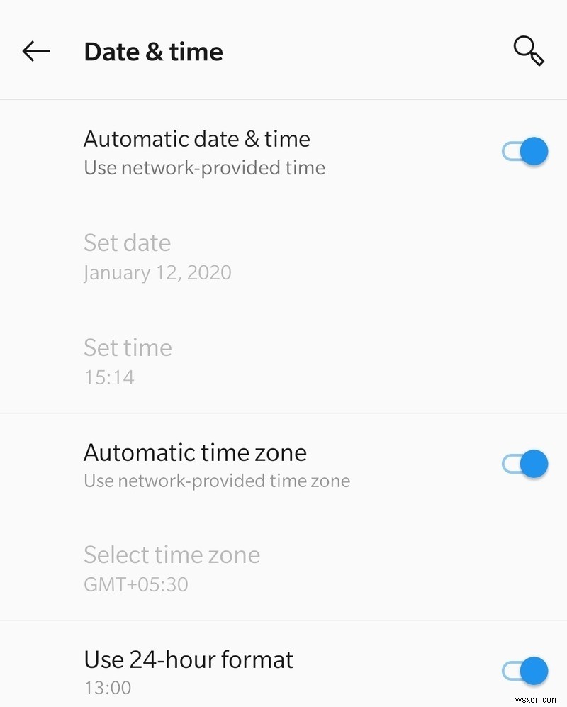 วิธีเปลี่ยนเป็นนาฬิกา 24 ชั่วโมงบน Android 