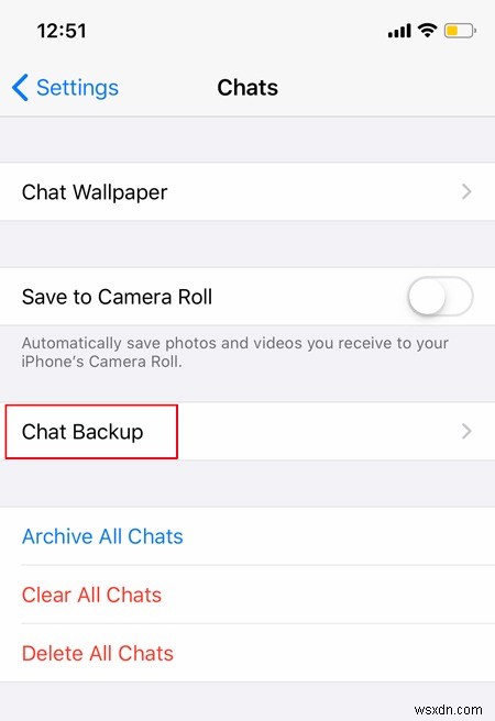 วิธีสำรองข้อมูลแชท Whatsapp ของคุณใน iOS 