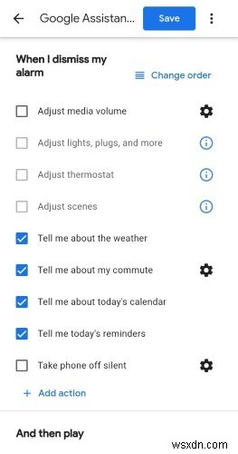 วิธีใช้ Google Assistant กับ Android Alarms 