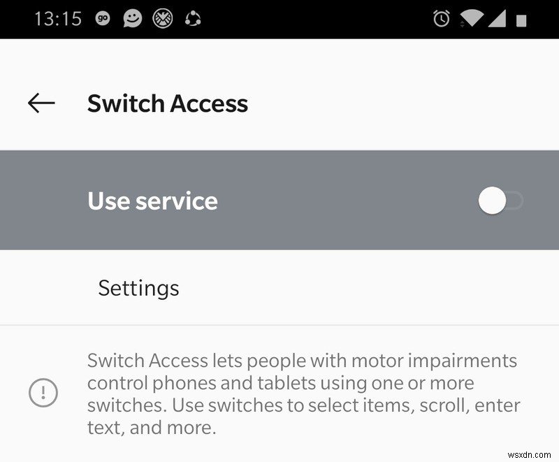 วิธีใช้การเข้าถึงด้วยสวิตช์ของ Android เพื่อควบคุมโทรศัพท์ของคุณด้วยสวิตช์ 