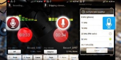 5 แอพบันทึกเสียงที่ดีที่สุดสำหรับ Android 