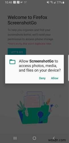 วิธีใช้ ScreenshotGo ของ Firefox สำหรับ Android 