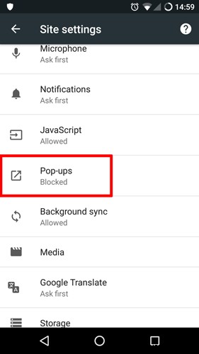 วิธีหยุดป๊อปอัปบนอุปกรณ์ Android 