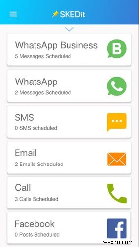 4 แอพกำหนดเวลา WhatsApp, อีเมลและ SMS ที่ดีที่สุดสำหรับ Android 