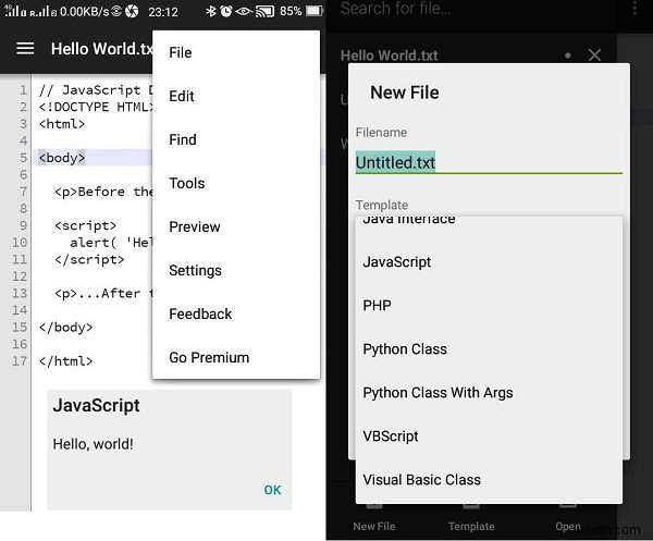 5 ตัวแก้ไขโค้ดที่แนะนำสำหรับ Android 