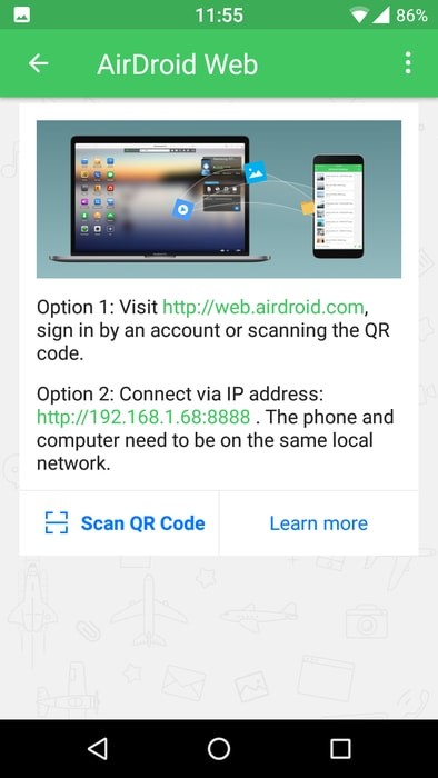 วิธีเชื่อมต่อโทรศัพท์ Android ของคุณกับ Linux ผ่าน Airdroid 