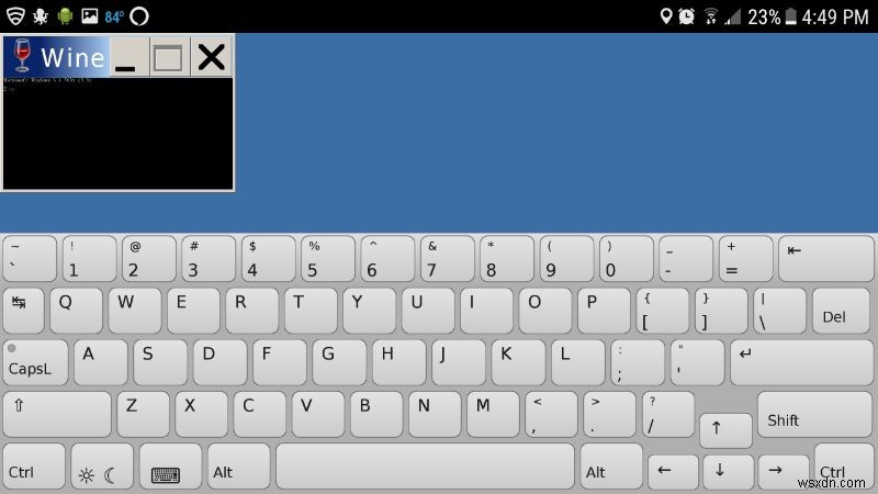 วิธีใช้ไวน์สำหรับ Android โดยไม่ต้องใช้แป้นพิมพ์ภายนอก 